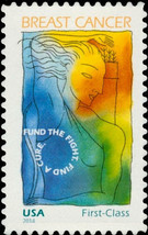 2014 60c Breast Cancer Research, Find a Cure Scott B5 Mint F/VF NH - $1.34
