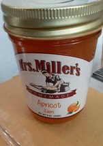 Mrs Miller's Homemade Apricot Jam 9 oz. Jar (2 Jars) Amish made - $16.83