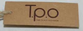 TPO Brand MP0005BL Hope Tan Cork Blue Jean Color Canvas Travel Makeup Pouch image 5
