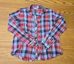 Hunters Glen Vintage Plaid Shirt Womans Sz Small Red Black Western Rocka... - $34.65