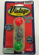 Double Jax Classic Toy with Two Balls Jacks Game - For Ages 3 and up - £3.93 GBP