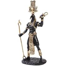 Pacific Giftware Black Thoth Egyptian God Golden Accents Statue 12 inche... - $39.58
