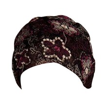 Summer Lace Thin Section Hat Flower Hollow Style Eye Mask nightcap-A2 - $10.53