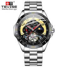 Automatic Mechanical Watch Stainless Steel Strap Luminous Waterproof Spo... - £51.89 GBP