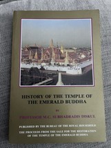 History of the Temple of the Emerald Buddha By M. C. Subhadradis Diskul - £11.42 GBP
