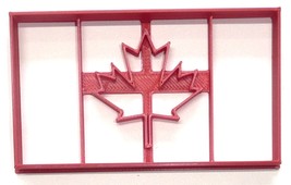 Canada Flag Maple Leaf Canadian Country Cookie Cutter USA PR4109 - £3.20 GBP