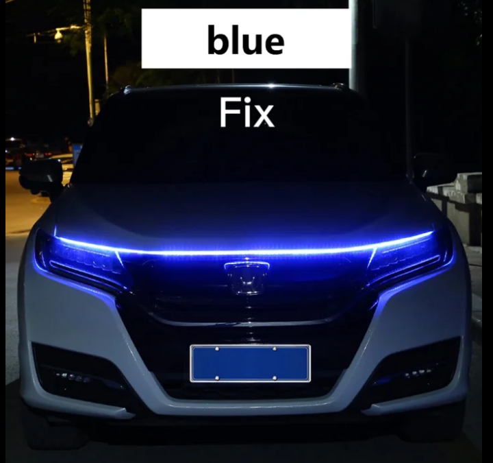 Renge Start Led LED Daytime Running Light Scan Starting Car Hood Decorative Lights DRL ...