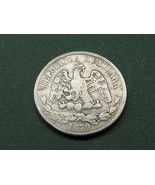 OLD ZsS 1879 50 CENTAVOS SILVER ZACATECAS COIN MEXICAN CACTUS SECOND 2d ... - £200.43 GBP