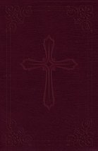NIV Compact Bible - Burgundy LeatherSoft w/ Cross - £15.68 GBP