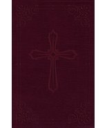 NIV Compact Bible - Burgundy LeatherSoft w/ Cross - £16.01 GBP