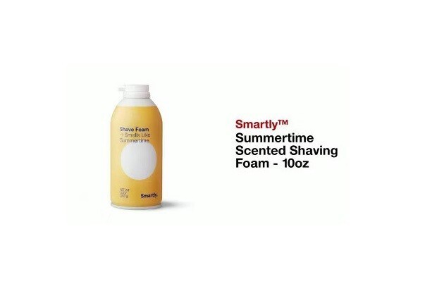 Smartly Shaving Foam Cream Smells Like Summertime, 10 Oz - $14.95
