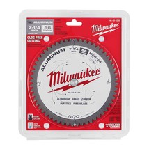MILWAUKEE 7-1/4 ALUMINUM METAL CUTTING CARBIDE CIRCULAR SAW BLADE 56T 48... - $43.69
