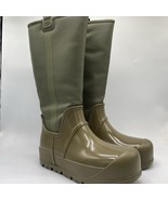 UGG Raincloud Tall Rain BOOTS Olive Rubber Wool 1125750 Men’s Size 7 - £86.48 GBP