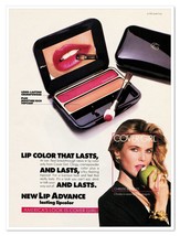 Cover Girl Lip Advance Christie Brinkley Vintage 1990 Full-Page Magazine Ad - £7.57 GBP