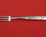 Lap Over Edge Acid Etched by Tiffany &amp; Co Sterling Fruit Fork w/ mushroo... - £302.20 GBP