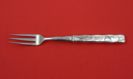 Lap Over Edge Acid Etched by Tiffany &amp; Co Sterling Fruit Fork w/ mushroo... - £302.83 GBP