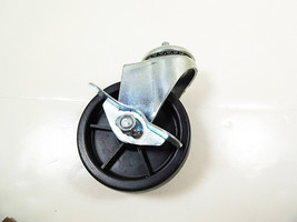 Swivel Caster Wheel &amp; Brake 3-3/4&quot;x1-1/4&quot; Wheels 3/4&quot;x1/4&quot; Thread Stem Casters - $13.09