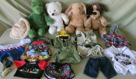 Huge Build A Bear Lot Turtle Bear Rabbit Dog + Clothes Accessories Costumes - £77.90 GBP