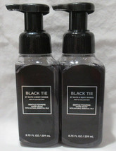 Bath &amp; Body Works Men&#39;s Collection Gentle Foaming Hand Soap Lot of 2 BLACK TIE - £19.89 GBP