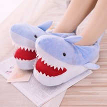 Shark Plush Indoor Slippers Warm Winter Adult Slipper Stuffed Cartoon Animal Plu - £21.32 GBP