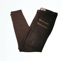 Paige Edgemont Lower Rise Ultra Skinny Jeans Black Shadow Size 25 Waist 25 Inch - £44.85 GBP
