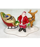 1992 Lemax Dickensvale Collectibles Christmas Village Porcelain Santa Wi... - £19.37 GBP