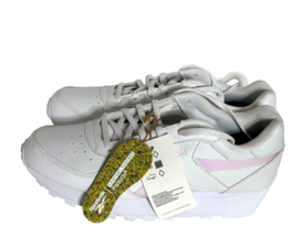 Reebok Rewind Run Shoes Womens Sneakers size 7M white pink NEW - £31.10 GBP