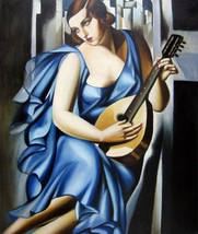 36x48 inches Rep. Tamara De Lempicka Oil Painting Canvas Art Wall Decor moder20D - $300.00