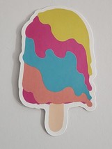 Ice Cream Bar Different Colors Melting Sticker Decal Multicolor Embellishment - £1.81 GBP
