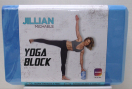 New Jillian Michaels Yoga Block Foam Brick - Stretching, Yoga, Pilates - Blue - £7.46 GBP
