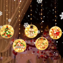 98LED 1.5M Light Chains Curtain String Lights Christmas Curtain Decoration C8 - £10.21 GBP