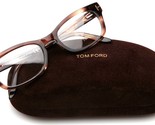 NEW TOM FORD TF 5184 047 Brown Marble EYEGLASSES FRAME 52-18-135mm B32mm... - $210.69