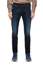 DIESEL Hombres Jeans Pitillo Sleenker - X Azul Oscuro Talla 28W 32L 00SW... - £54.08 GBP