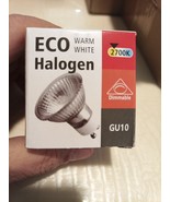 6-pack Eco Light Bulb Warm White GU10 50w 2700k Dimmable - $26.13 CAD