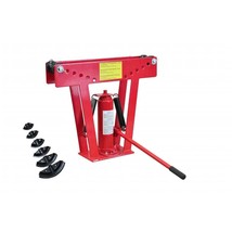 12 Ton Hydraulic Tube Rod Pipe Bender with 6 Dies - £146.69 GBP