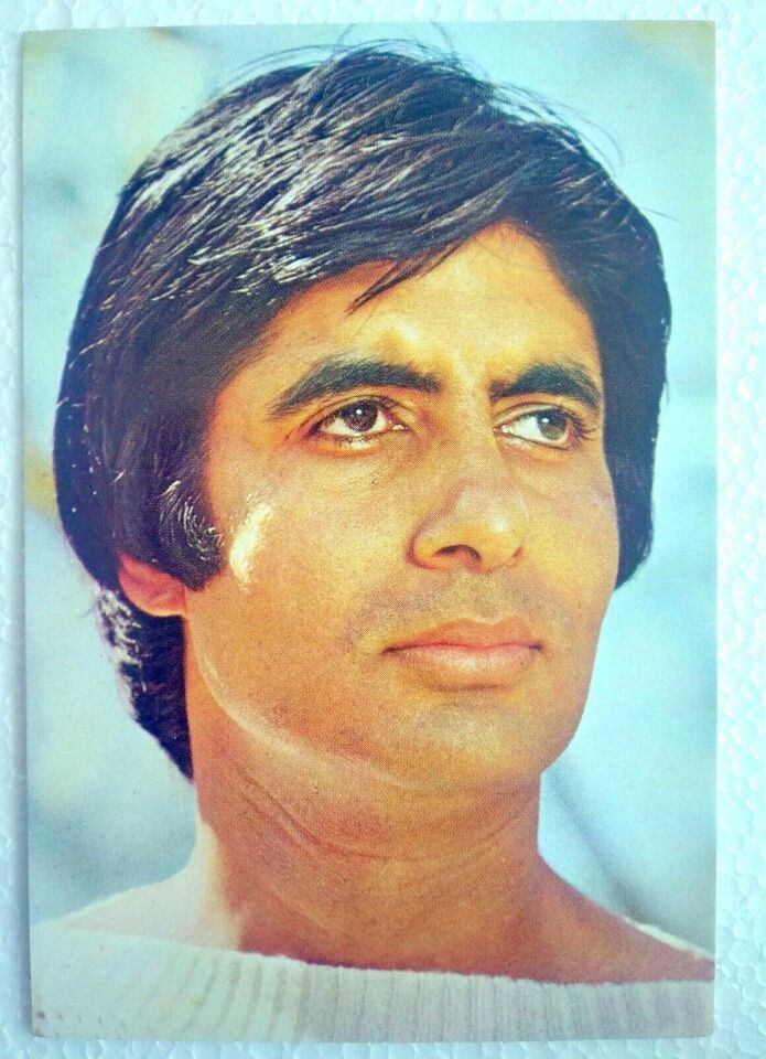 Bollywood Actor Amitabh Bachchan Unposted Post Card Postcard India Star ... - $6.89