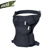 Men Waist Leg Drop Bag Canvas  Fanny Pack Motorcycle Rider Travel High Quality W - £88.62 GBP