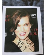 Milla Jovovich Hand-Signed Autograph 8x10 With Lifetime Guarantee  - £62.90 GBP