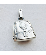 RARE 925 STERLING SILVER BIRTH RECORD BABY RATTLE, BELL UNIQUE NEW PAREN... - €41,93 EUR