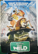 Disney The Wild MOVIE POSTER ORIGINAL PROMOTIONAL 27x40 Folded 2 Sided - $15.63