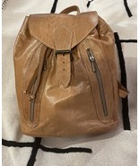 Natural leather backpack , Premium leather backpack, Unisex backpack Mor... - £45.16 GBP