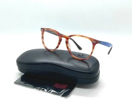 Ray Ban Optical Eyeglasses Frame Rb 7159 5799 Light Brown Havana 52-20-145MM - £62.00 GBP
