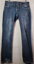 Sizzle Jeans Juniors Size 11 Blue Denim Cotton Pockets Flat Front Medium... - £6.71 GBP