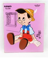 VINTAGE 1970s Playskool Disney Pinocchio Jigsaw Puzzle 8 pieces - £15.56 GBP