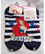 1 Pair Kid&#39;s Disney Princess Ariel Ankle Socks Size 9-11 - £6.25 GBP