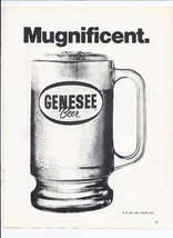 70&#39;s Genesee Beer Print Ad Vintage Roch NY 8.5&quot; x 11&quot; - €17,21 EUR