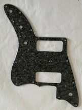Guitar Pickguard for Fano Standard JM6 P90 Style.4-Ply Black Pearl - £14.84 GBP