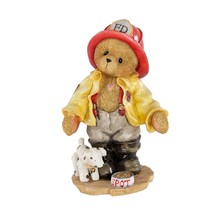Cherished Teddies Figurine Kurtis D. Claw CT961 Firefighter Bear - £7.86 GBP