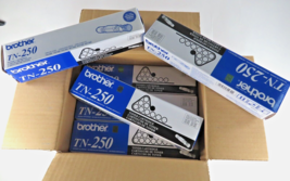 NEW Genuine Brother TN250 6 Set Black Toner Cartridges In Factory Sealed Box - £57.15 GBP