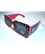 NEW JUICY Black Pink Rhinestone Azriel X71123 Sunglasses + Case - €51,42 EUR